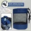 Drawstring Closure Mesh Golf Ball Pouch Portable Golf Ball Holder Golf Net Bag  Easy Storage
