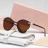 Polarized Sunglasses Women Luxury Round Sun Glass for Women Ladies Female Cat Eye Shade Lunette eil Femme