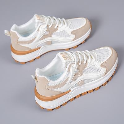 Plateau-Dad-Schuhe, Lauf-Sportschuhe, Weichsohlige Anti-Rutsch-Freizeitschuhe für Damen