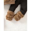 high quality[Girls' Bear Hoodie Set] Girls' Warm Plush Bear Hoodie & Pants Set | Casual Cute Two-Piece with Little Bears Pattern | Autumn Winter