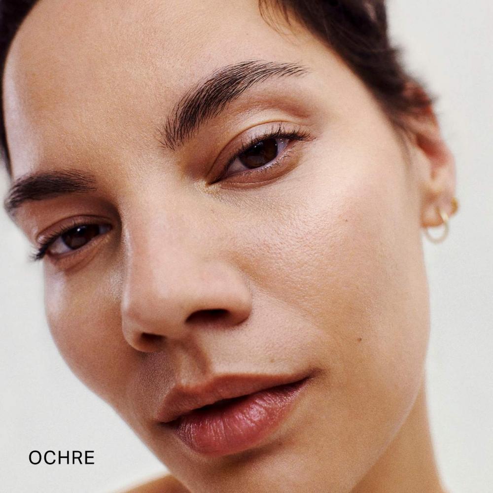 Merit The Minimalist Perfecting Complexion Foundation And Concealer Stick .23 Oz Ochre Light  Warm 