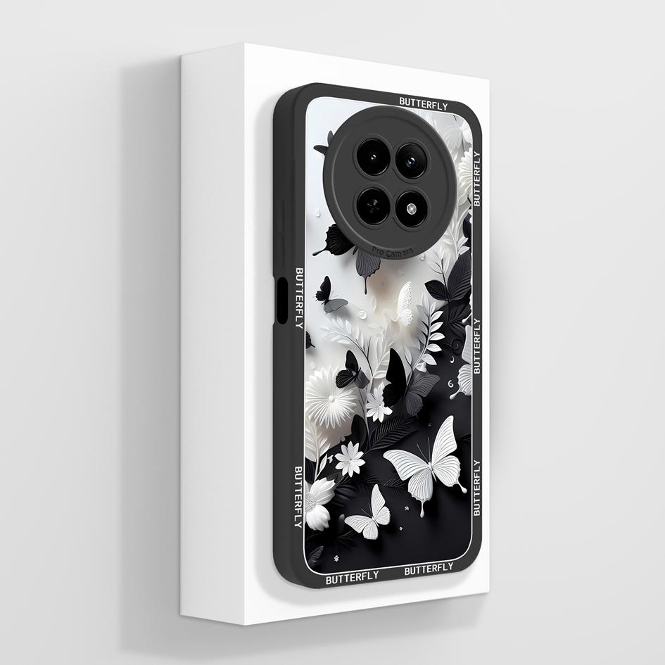 Matte Hülle für OPPO Realme 12 11 Pro Plus 12Lite 12X 11X Hülle Niedliche Mode Welpe Handy Tasche Weiches Flüssigsilikon Stoßfester Bumper für OPPO Hülle Capa