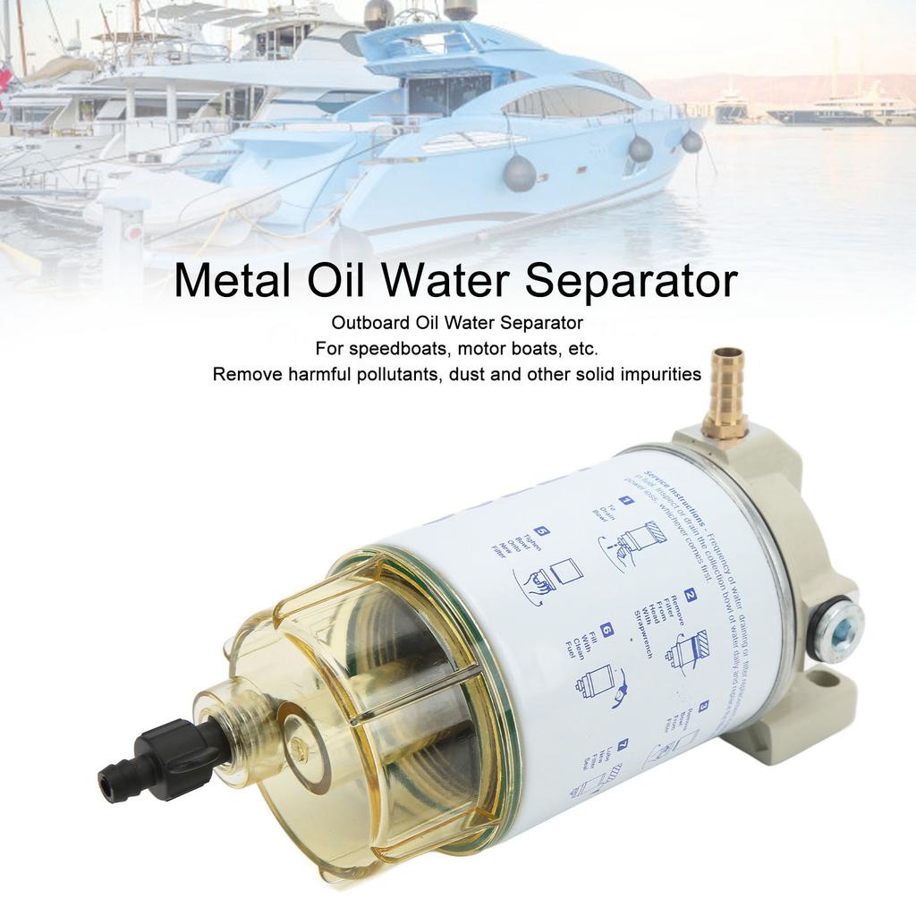 Marine Oil Water Separator Replacement Fuel Water Separation Filter Outboard Accessories