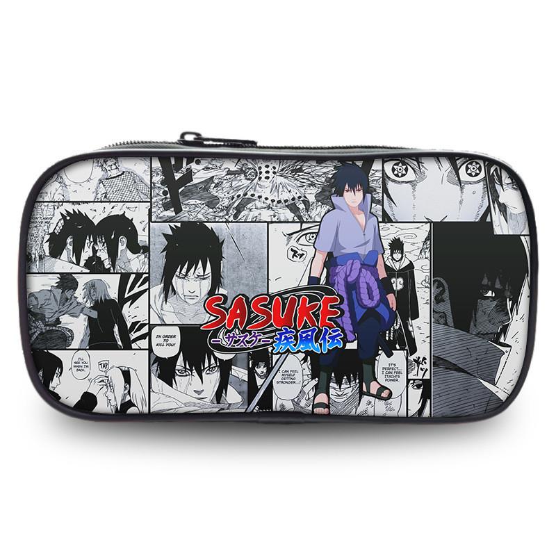 Naruto Themed Anime Printed Student Single Layer Stationery Storage Bag Pencil