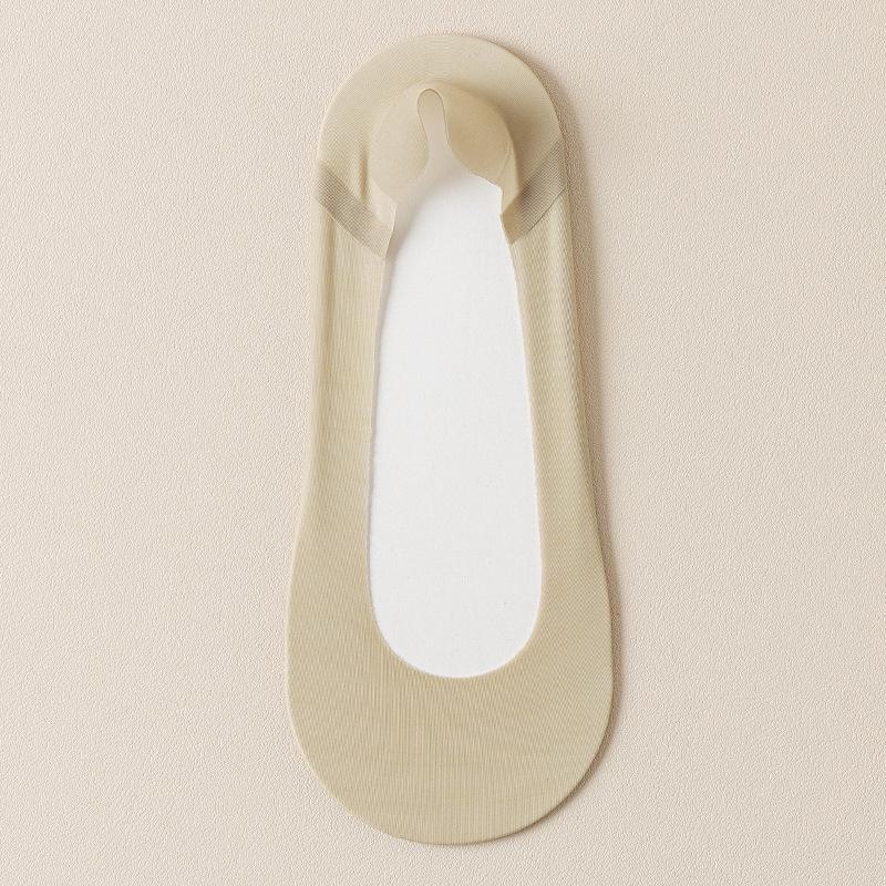 

Женские невидимые хлопковые носки-лодочки — весна/осень, нескользящие, впитывающие пот, тонкие, идеально подходят для высоких каблуков One Size