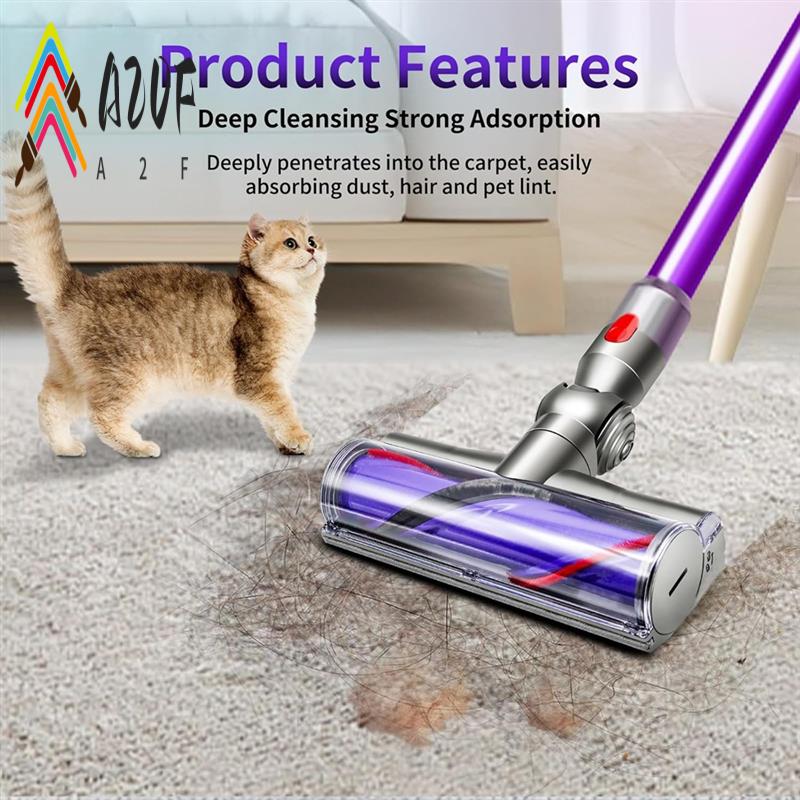 A20F-2Pack Roller Brush Replacement Compatible For Dyson V8 Absolute,V8 Absolute Exclusive,V8 Absolute Pro,Part No. 967485-01