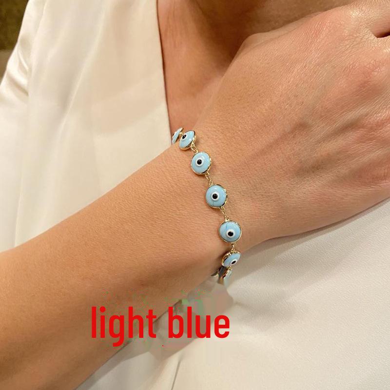 European & American Evil Eye Multicolor Retro Bracelet - Fashion Jewelry