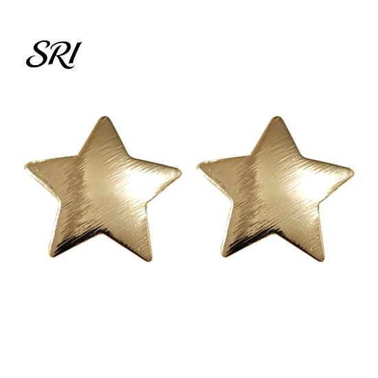 Star Hair Accessories 1 Pair Hairpins Five-Pointed Shape Clips Metal Sturdy Texture Side Bang Pins Fade-Resistant Accessory Small Decorative золотистый