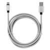 Quick Charge 2A Aluminum Alloy Nylon Dragon Pattern Braided Data Cable for Apple & Android Devices