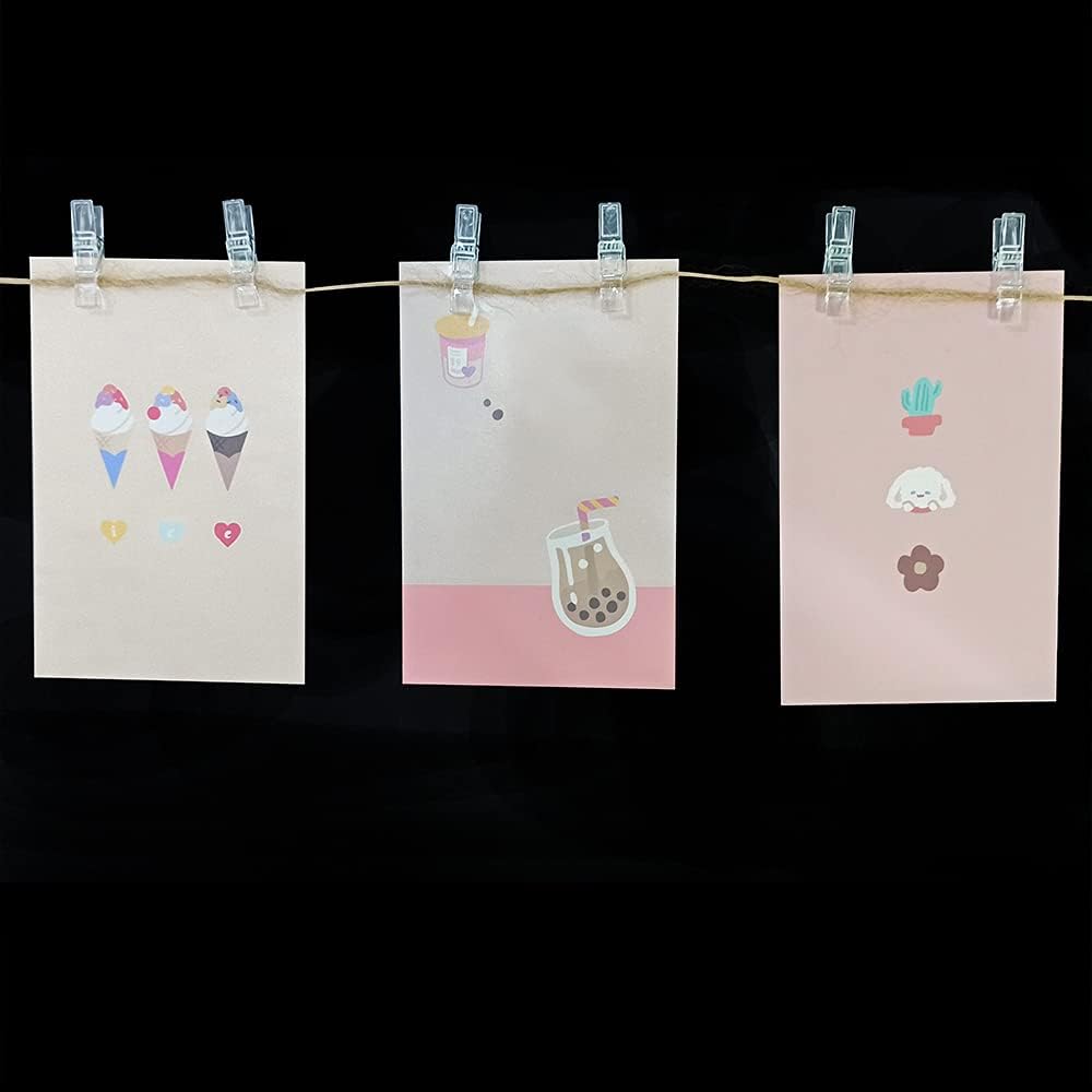 100/50PCS Plastic Mini Photo Clips Transparent Spring Hanging Clip Pegs for DIY Wedding Party Wall Home Decoration Photo Clamps