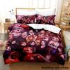 Jeff and Jane Creepypasta Bedding Set Single Twin Full Queen King Size Bed Set Adult Kid Bedroom Duvetcover Sets Anime