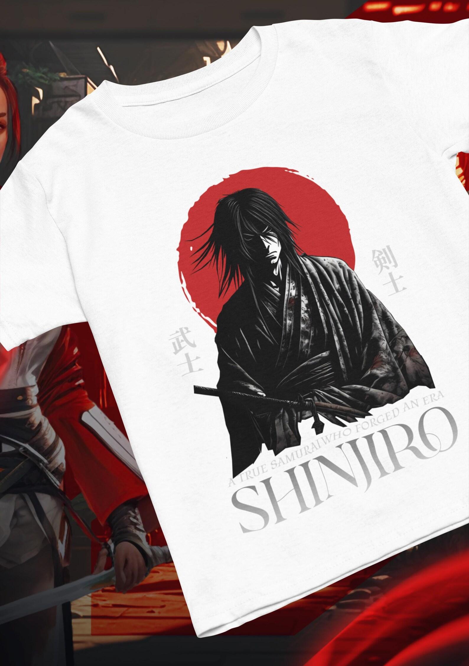 Japanese Samurai Limited Edition Anime Manga Legend T-Shirt Adult Unisex Men Women Retro Design Tee Vintage L