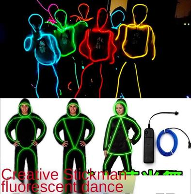 1M/2M/3M/5M/10M Neonové světlo Dance Party Dekor Světlo Neonová LED lampa Flexibilní EL drátěná trubice Vodotěsný LED pásek