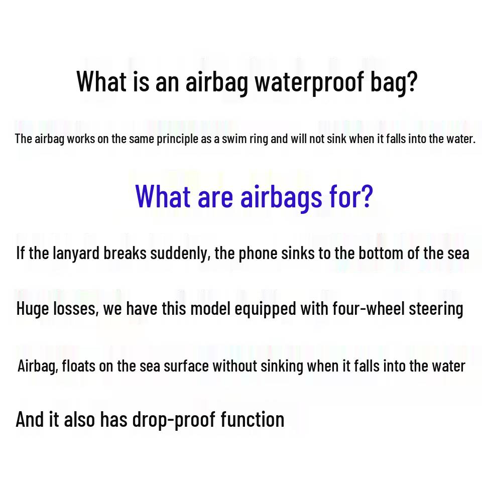 Waterproof Diving Phone Pouch - Protective Case for Swimming, Hot Springs, Water Parks, and More
