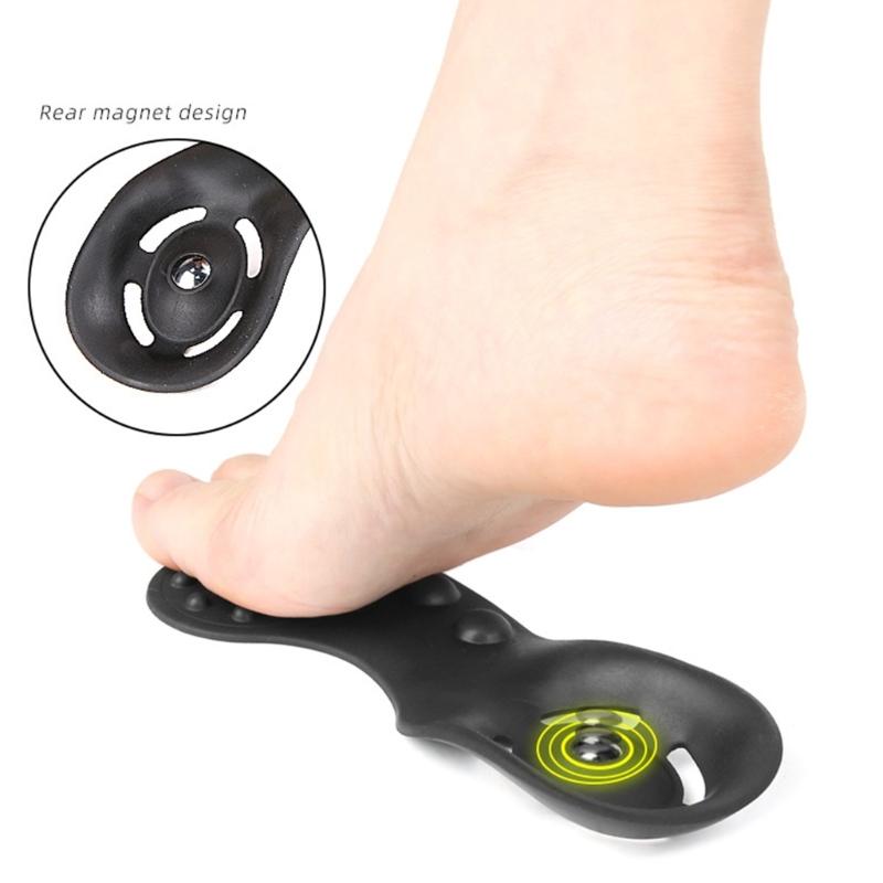 Magnetic Message Foot Pads Soles Pads For Flat Feet TPE Flat Foot Support Insoles With Massage Point For Plantar Comfort