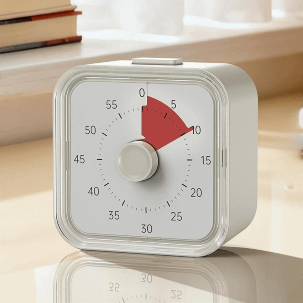 Ultra Silent Visual Timer 60 Minutes Kitchen Timer Countdown Alarm Clock  Kitchen Cooking
