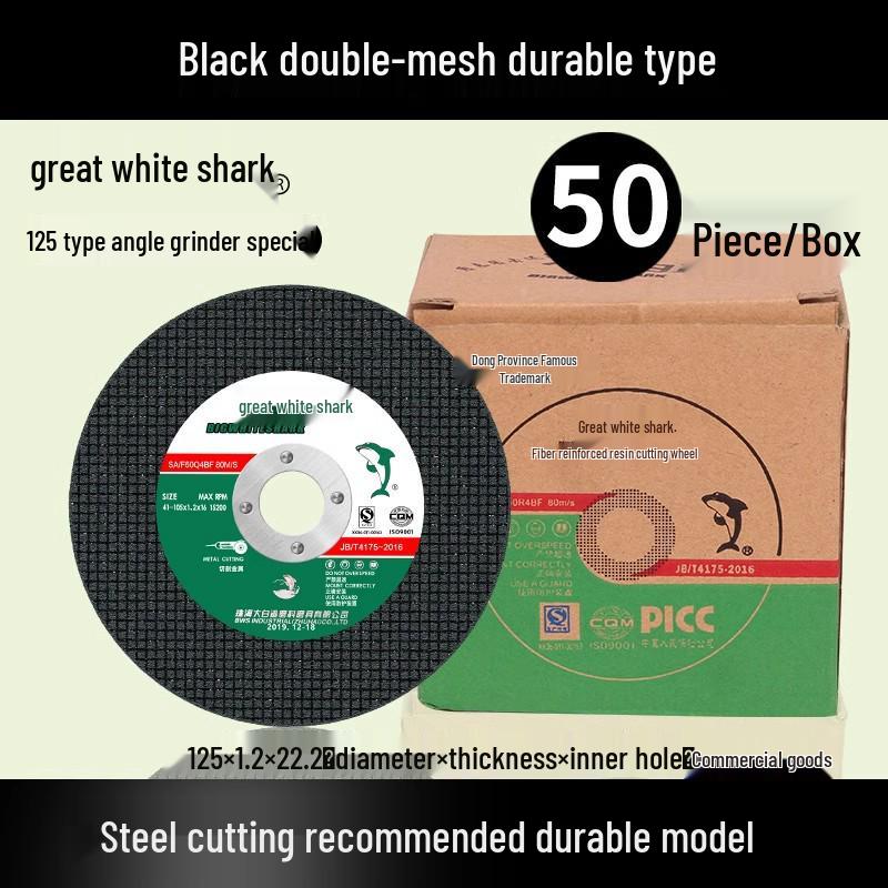 Great White Shark 100mm Stainless Steel Angle Grinder Cutting & Grinding Blade - Sharp & Durable