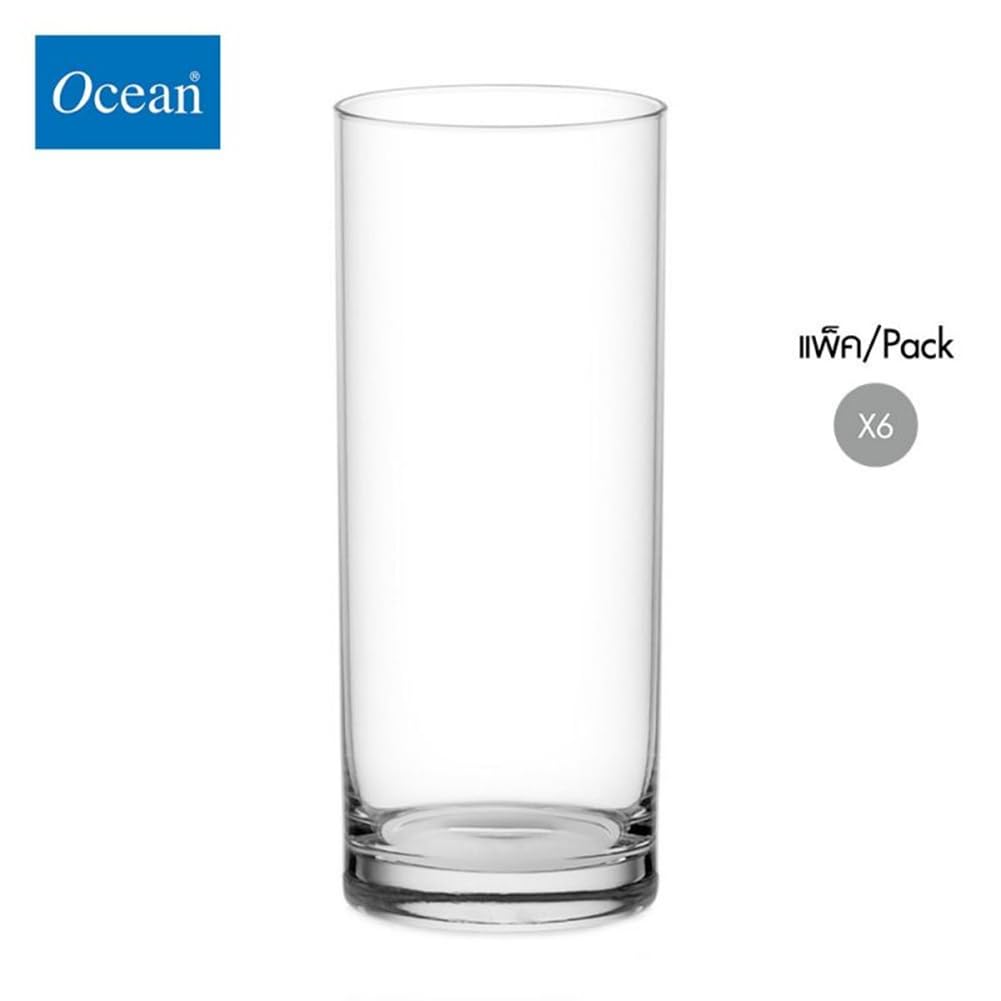 Horikoshi Glass Zombie Glass Collins Glass Ocean Long Tumbler 355ml Set of 6 Clear