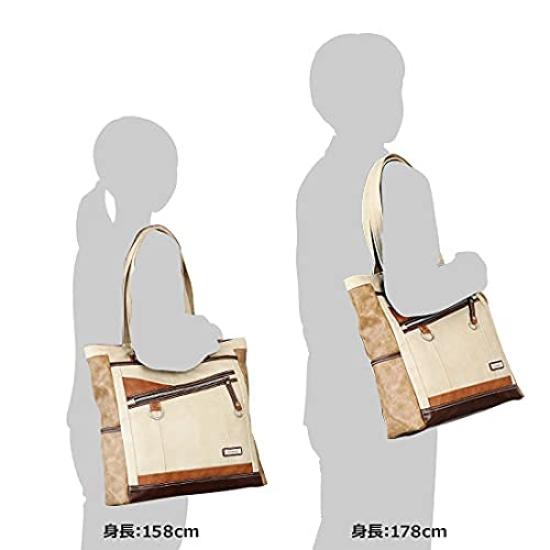 Tragetasche für Herren und synthetisch A4 braun [Schnurrbart] Damen, Leder, Größe, VHW-5532,