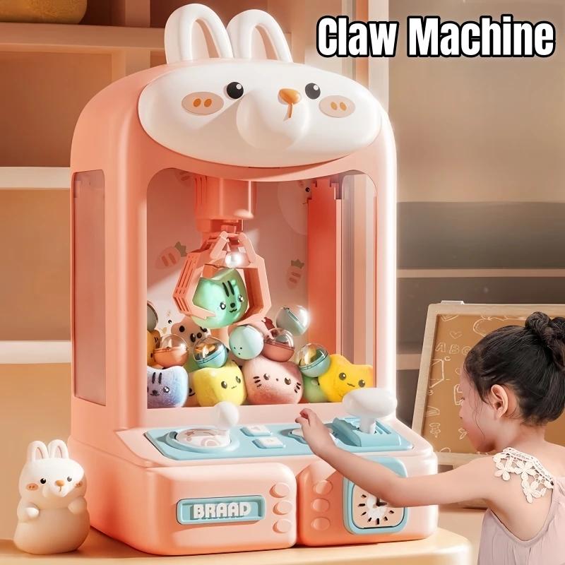 Children Doll Vending Machine Toys Diy Twisted Egg Plush Prizes Vending Mini Claw Doll Machines Birthday Christmas Gift For Kids