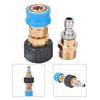 Schnellverschluss-Adapter für Hochdruckreiniger-Ausrüstung mit M22F M22M Gewindeunterstützung und 22mm 14mm Schlauchanschluss