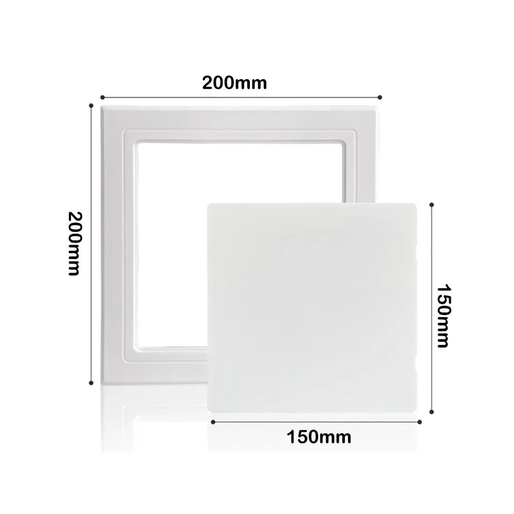 Self-adhesive Access Panel Door White Removable Opening Flap Cover Plate Plastic Hinged Access Hatch Doors Wall Ceiling