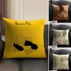 Anime Love Banana Fish Pillow Case Natural Linen Double-Sided Printing Sofa Home Decor Cushion Cover