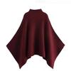 European and American Style, New Women's Clothing, Foreign Style Stand-up Collar Knitted Cape Jacket 3739/324/700