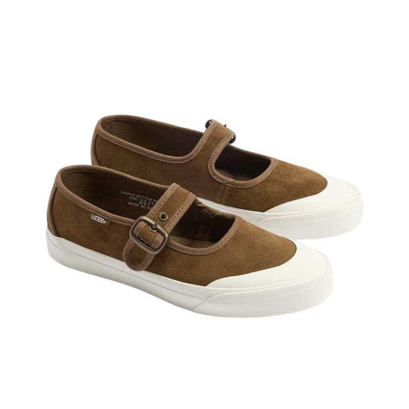 Vans Mary Jane Pig Suede Unisex Retro Minimalist Mary Jane Shoes VN000CRR0E0