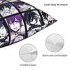 Danganronpa Shuichi Kokichi Square Pillowcase Polyester Linen Velvet Printed Zip Decor Pillow Case Home Cushion Cover