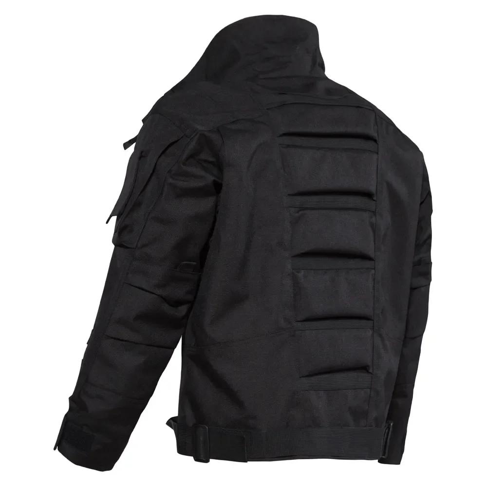 Jacka i stor storlek Herr Vattentät Multifunktionell Ficka Casual Bomberjacka Herr Ytterkläder Vår Höst S-3XL