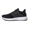 adidas Ult Casual Confortável Versátil Tecido Mesh Absorção de Choque Respirável Cano Baixo Tênis de Corrida Tênis Masculinos Preto FX3624