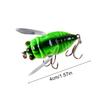 4cm/5.5g Cicada Fly Fishing Lures Artificial Fishing Bass Bait 3D Holographic Eyes Fishing Hard Lures Cicada Bait For Fishing