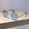 Vintage Round Sunglasses for Women Metal Frame Korean Style Shades