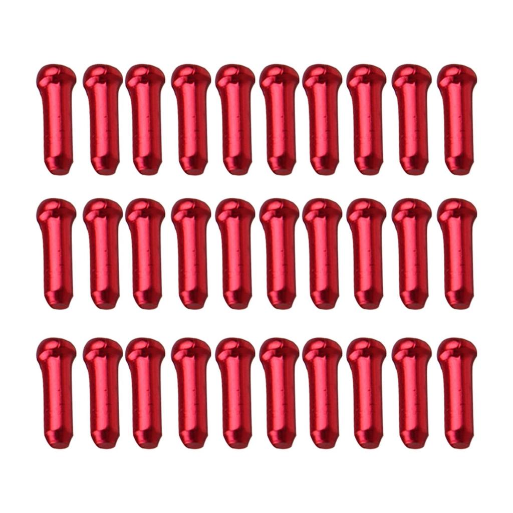 30Pcs Bike Cable End Caps Durable Bike Inner Wire Gear Aluminum Alloy Bike Cable Caps for Cycling Road Bike Replacement