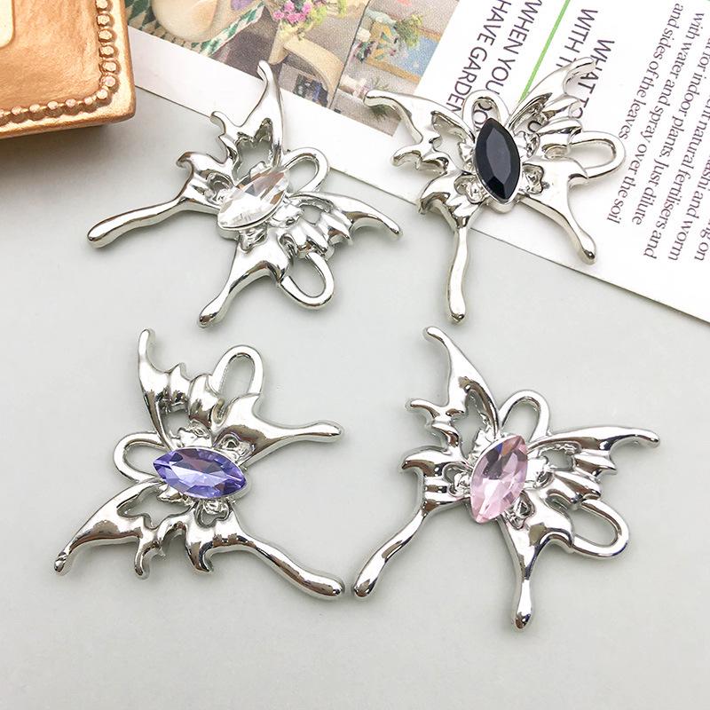 

Alloy Rhinestone Butterfly Charm for DIY Jewelry