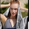 Extra-Large Sand-Free Turkish Beach Towel for Travel, Pool, and Bath