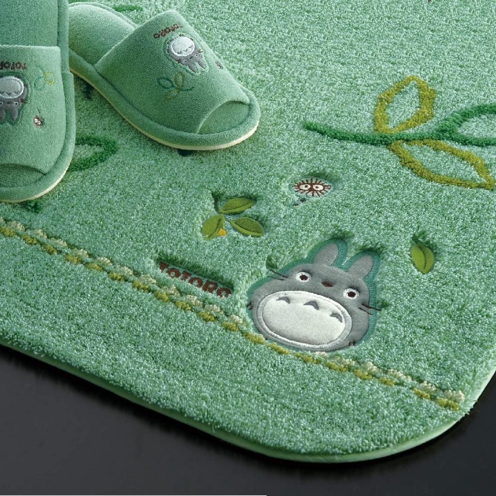 Senko My Neighbor Totoro Forest Wind Long Toilet Mat, Approx. 80 x 60 cm, Green, 11833