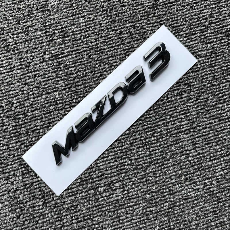 

Чорний Самурай Mazda 3 Axela Комплект передньої та задньої емблеми - Модифікований логотип на двері багажника