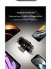 Universal Foldable Car Vent Phone Holder with Electric Rotation and Wireless Charging