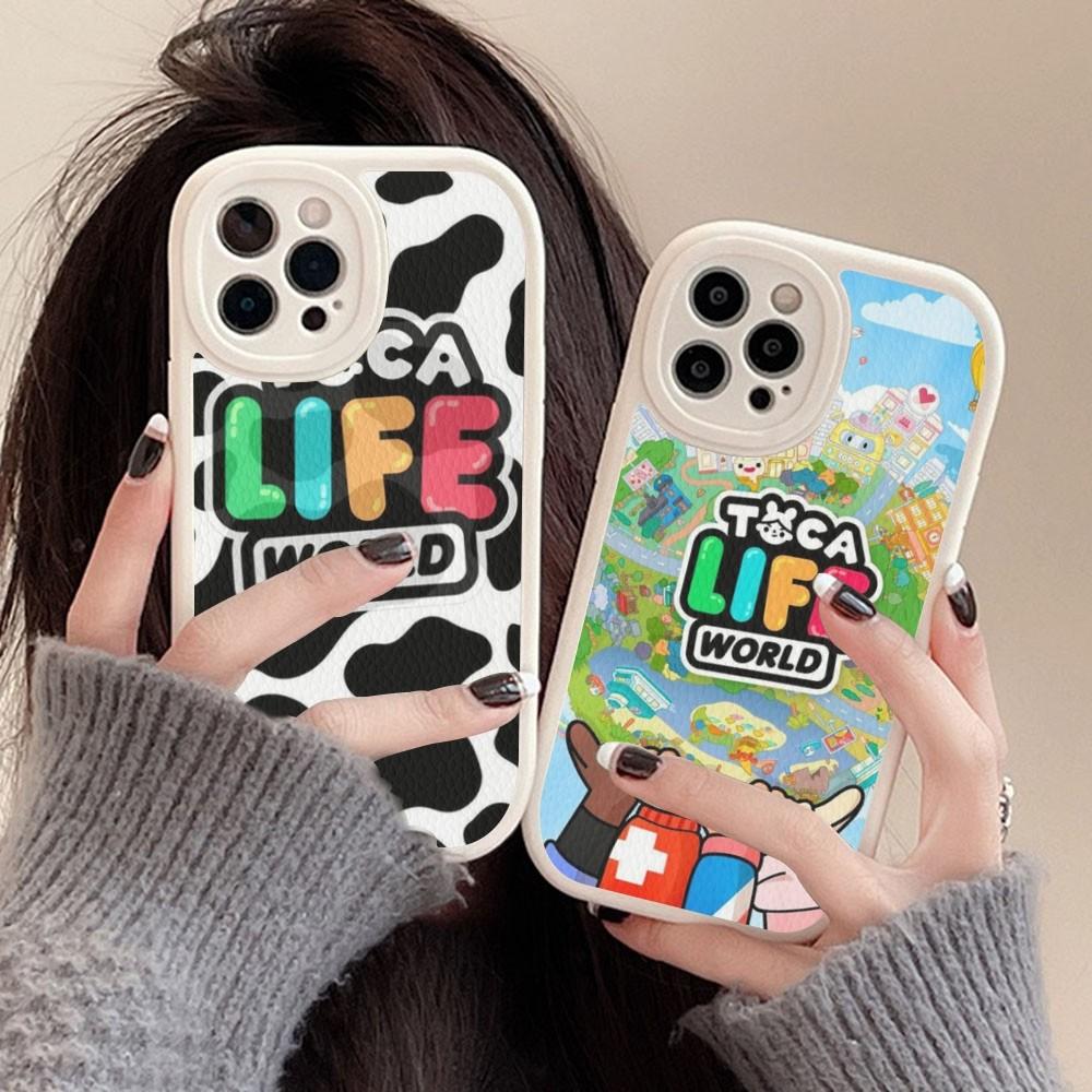 Toca Boca Toca Life World Phone Case Hard Leather For iPhone 14 13 12 Mini 11 14 Pro Max Xs X Xr 7 8 Plus Fundas