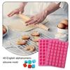 48 Cavities Silicone Mold Letter Figure Party Hotel Cafe Chocolate Pudding Mould Homemade Fondant Dessert Baking