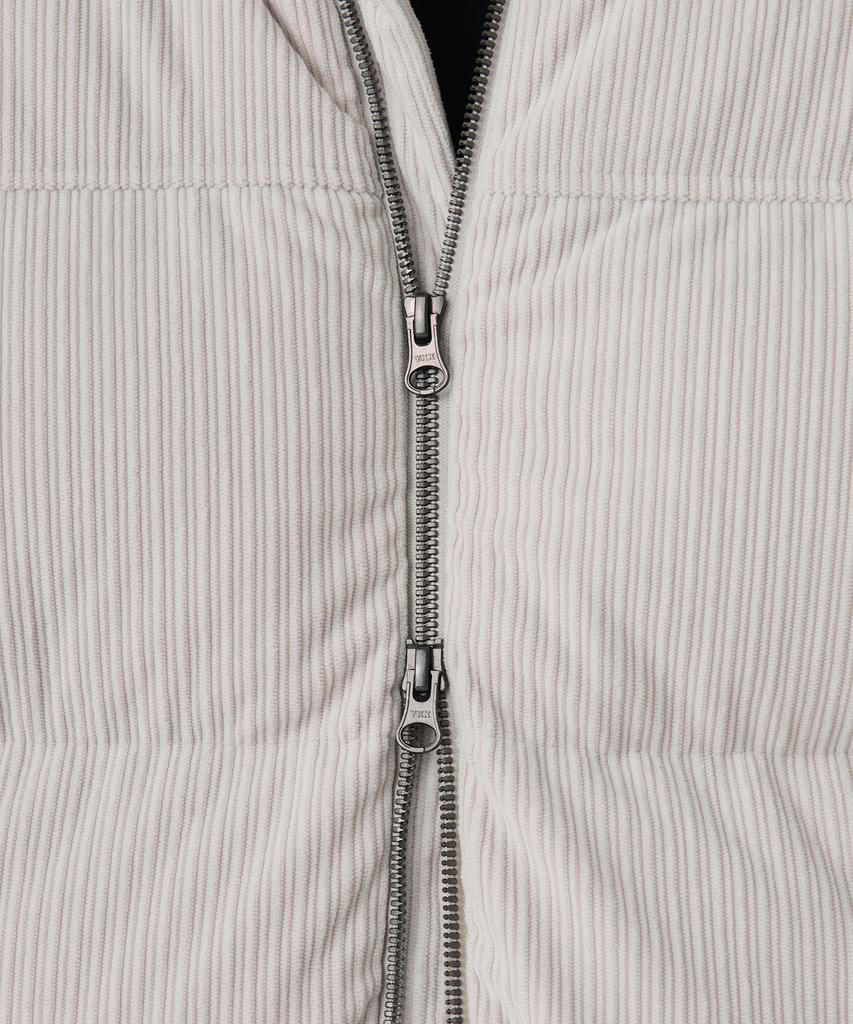 Musinsa Standard Corduroy Down Puffer Short Padded Jacket [Dusty Cream]