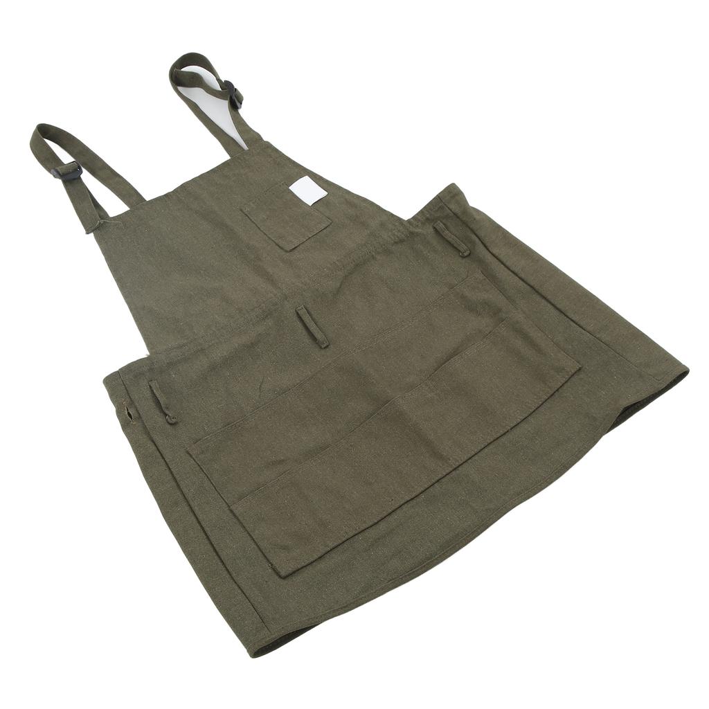 Work Apron Adjustable Linen Comfortable DIY Household Goods for Kitchen Restaurant Bar Shop