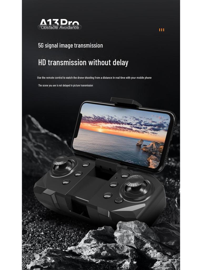 A13 Drone: HD Aerial Photography, Brushless Motor, Optical Flow, Obstacle Avoidance, Foldable Quadcopter