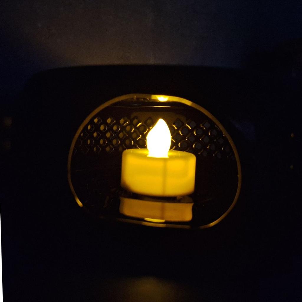 Ceramic Warmer For Tea Light Candle Kettle Jug Black