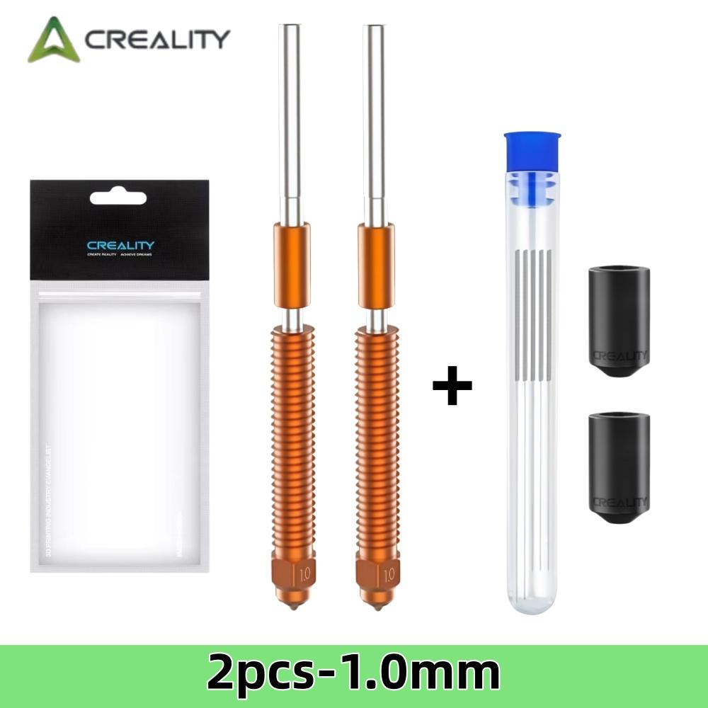 Creality Original K2 Plus Nozzle Unicorn Quick-Swap Nozzles Kit Copper Alloy Hardened Steel for K2 Pro/Creality Hi/K2