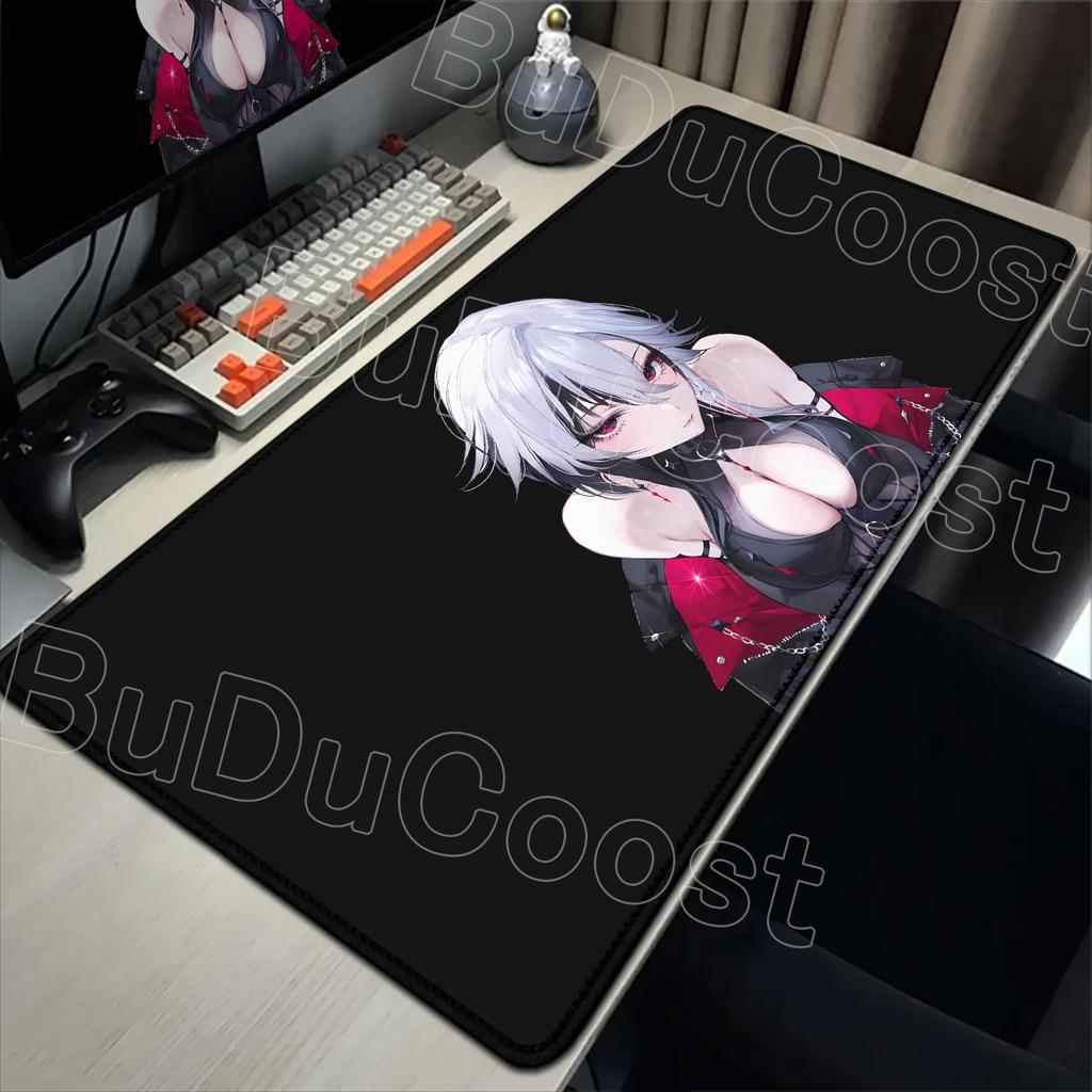 New Cool Wallpaper Genshin Impact Arlecchino Mousepad PC Laptop Gaming Accessories Mousepad Desk Mat Computer Gamer Keyboard Rug