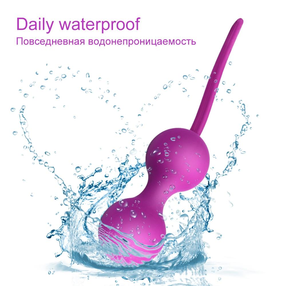 Safe Silicone Smart Ball Vibrator Kegel Ball Ben Wa Ball Vagina Tighten Exercise Machine Sex Toy for Women Vaginal Geisha Ball