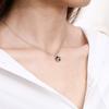 925 Sterling Silver 18-Inch Elegant Star Zircon Pendant Necklace for Women – Fashion Charm Jewelry Gift